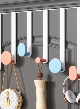 门式后挂钩免钉门背挂衣架免打孔创服意置物QVK架钉墙上壁挂衣衣