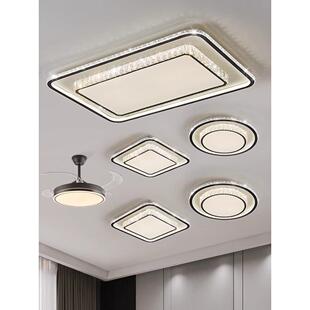 广东中山现代大简卧约客厅气水晶灯LED顶室灯具新款 组合套SVM餐吸