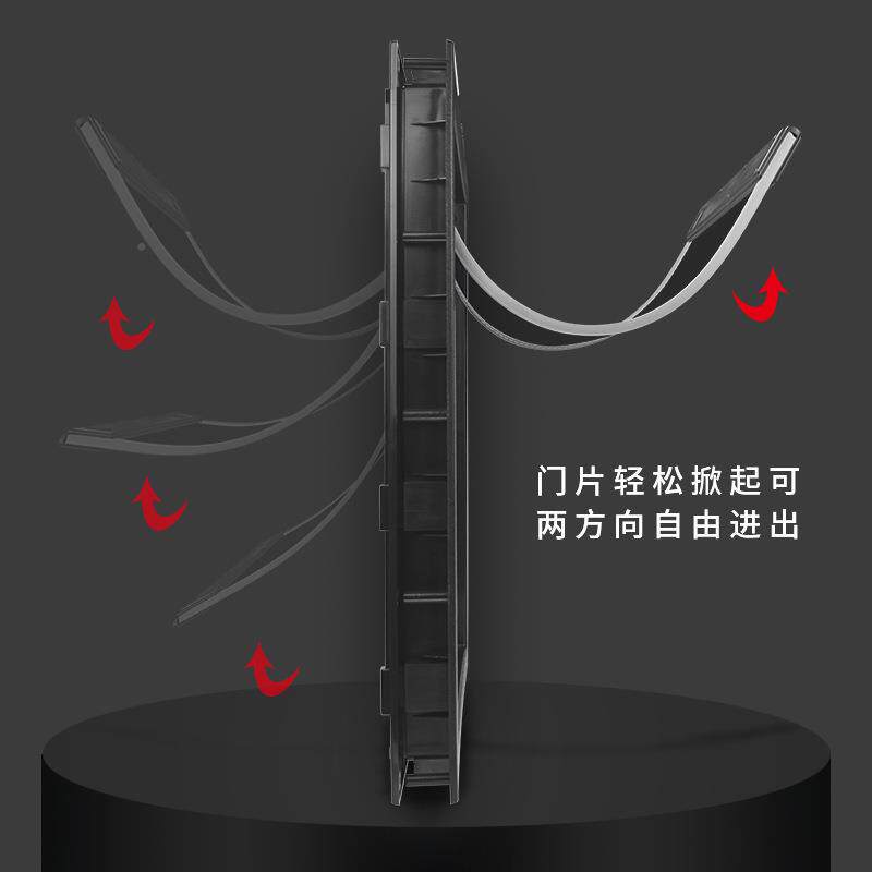 宠物门狗狗门进门P双VC狗门磁狗铁定位猫门狗门木大ENK门栏向门狗
