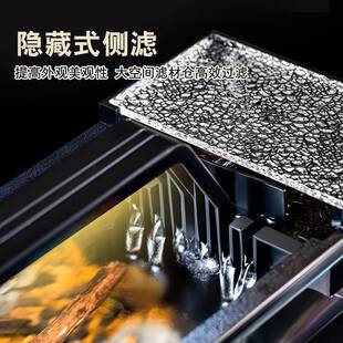 滤缸小景YSN型桌面带灯带过滤一体自循侧环懒人鱼缸态造超生白鱼