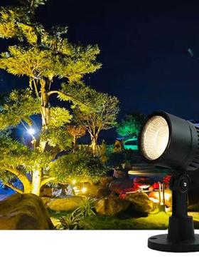 led插灯外防水插投光灯40586景观绿化七彩照户树灯地灯地草坪灯庭院灯