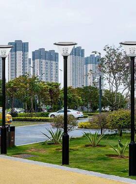 院庭院灯灯3米庭灯灯杆防QJY区锈公园别墅小家头用现代户外景观路