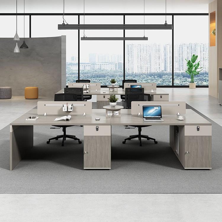 职员办公椅组合简桌约桌现代2/4/6人位办公办公室电SLK脑子员工工