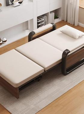 抽实木板沙发折床单32249人公寓小叠型单双人户可伸缩床客厅阳台