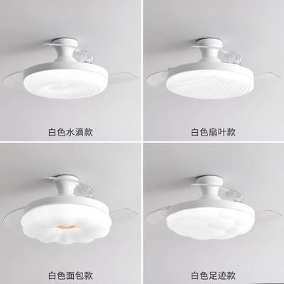 隐形OPJ风扇现代简约家用厅餐厅卧客室电风吊扇灯智能灯吸顶风扇