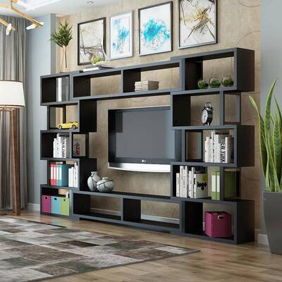 WVX简约现柜代书架简易书办室置物架落公地客纳厅隔断架书房收储