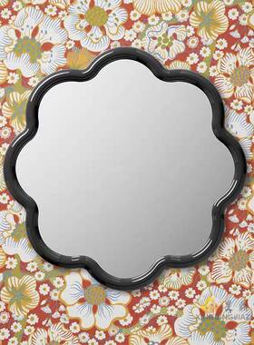 圆形橡胶HKS木实木控红色洗手台化妆挂桌触创带灯除雾意壁免打孔