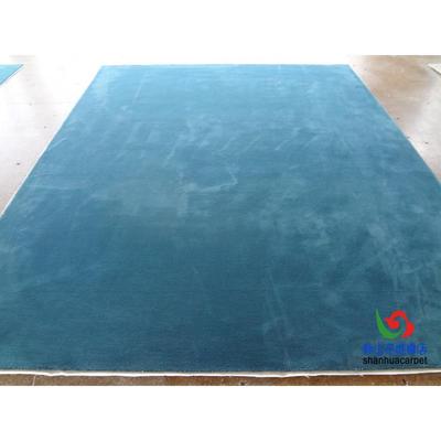 现代简约满纯色蓝式接色平面素色中客厅茶几地毯大厅待室贵宾IDT