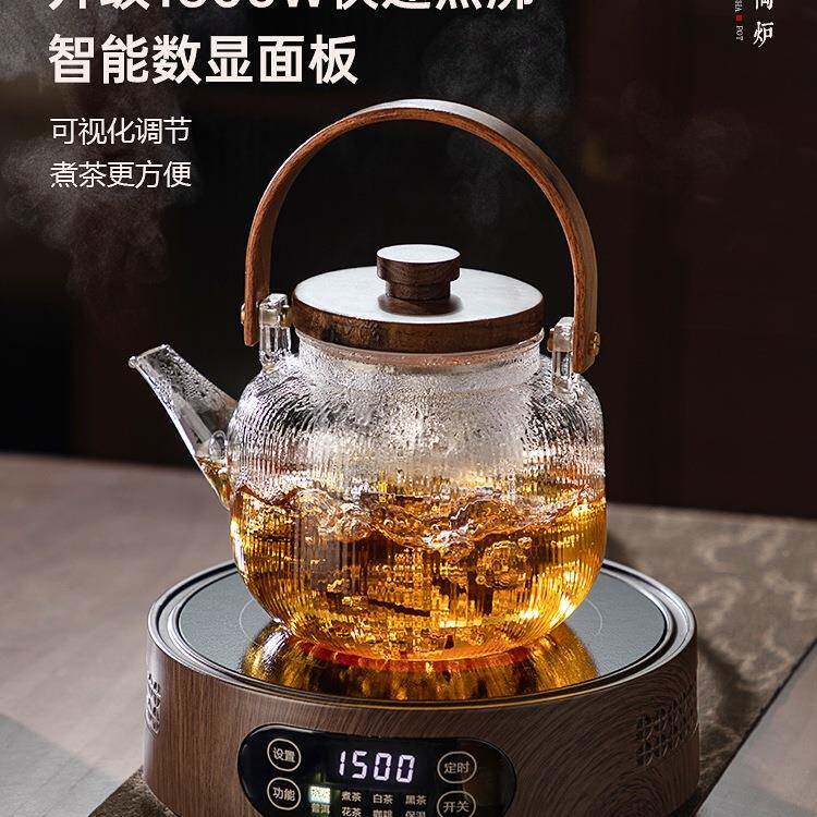 2025新款煮器茶蒸煮用茶电陶DUO炉煮茶套装壶耐高温家烧水壶无