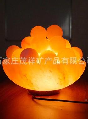 喜型马拉雅盐灯超大号PLZ聚宝盆摆灯巴基斯坦口进矿石灯造灯办公