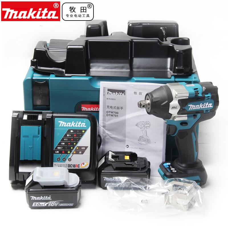 原装牧田M无akita冲击扳手DTW700电刷充大扭力GVP1V锂8电动工具