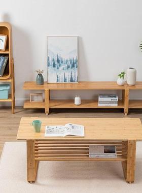 电视柜茶几组现简约经代济型46561家用客厅卧室电合视柜台柜小户