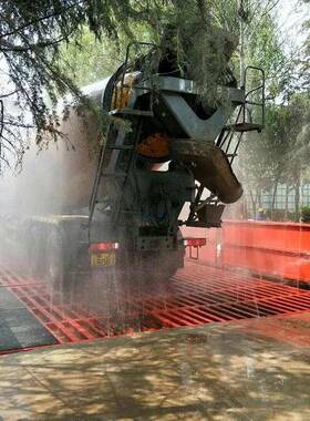 USH10吨工程洗车机型工地洗轮机加新厚洗车平0台