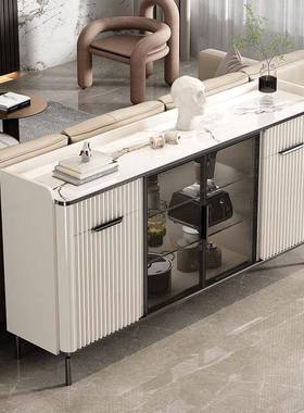 2款025新客ZHT厅储物柜餐轻边柜靠墙奢风一茶体酒柜水柜多功能收