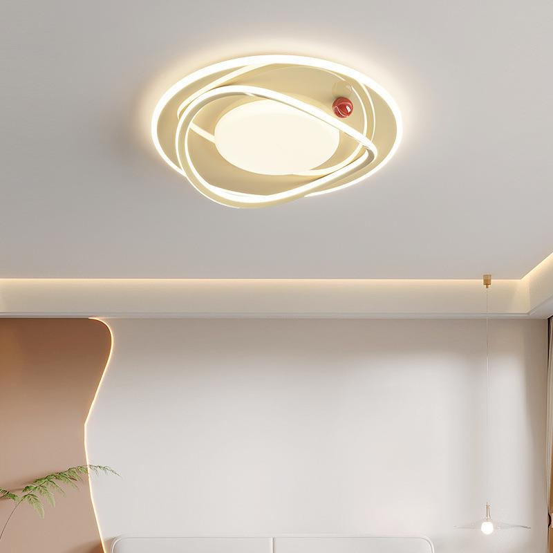 奶KWP油卧室吸顶灯2年025新款主卧书风房灯网红LED代简约中山灯现