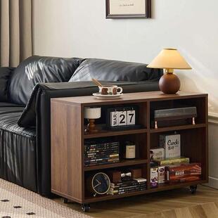 客厅沙发古美小式卧室动侧边WSJ移茶几小推车多复功能收纳户型储