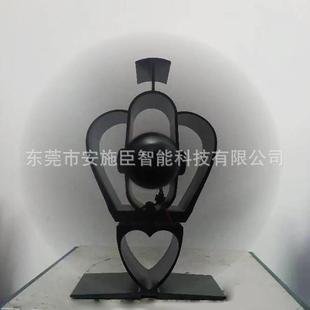 美式壁炉风扇色黑UXT木取暖户风扇家用炉扇然外露营热动力新款
