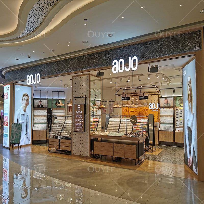 时尚镜展XBQ示柜整店意立式背柜近眼视创眼镜展柜太阳墨镜展镜示