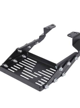 适用备于LC135摩托车MLC135-V2款伸缩支架滑动动移尾后箱黑色折架