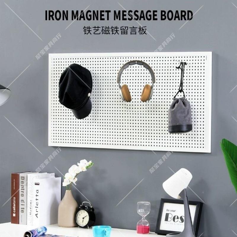 圆孔洞洞板置工物架示JV100785饰品配件展架墙金上收纳架五具挂墙