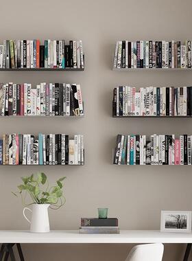 北欧意墙上书置JR-FH02物架挂墙卧室墙壁架简铁艺隔板客厅易书柜