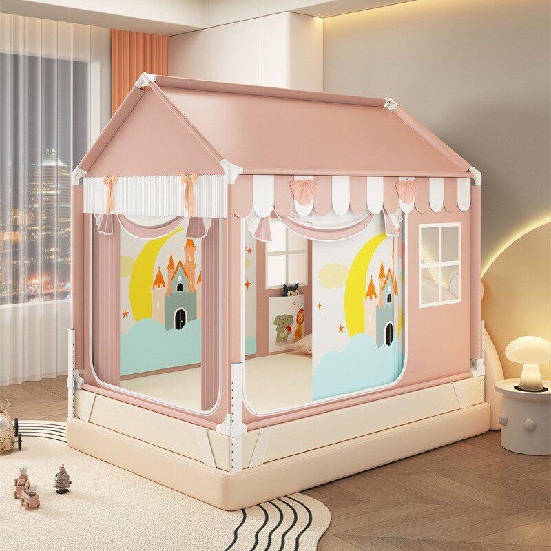 新外穿杆小房子蚊帐加厚加密帐纱家用学生宿舍款FLX-小房婴幼儿防