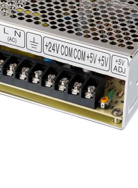 D5-20F双路输出开关源12V5A24V2.A工业开关1电412源12电0W两组电