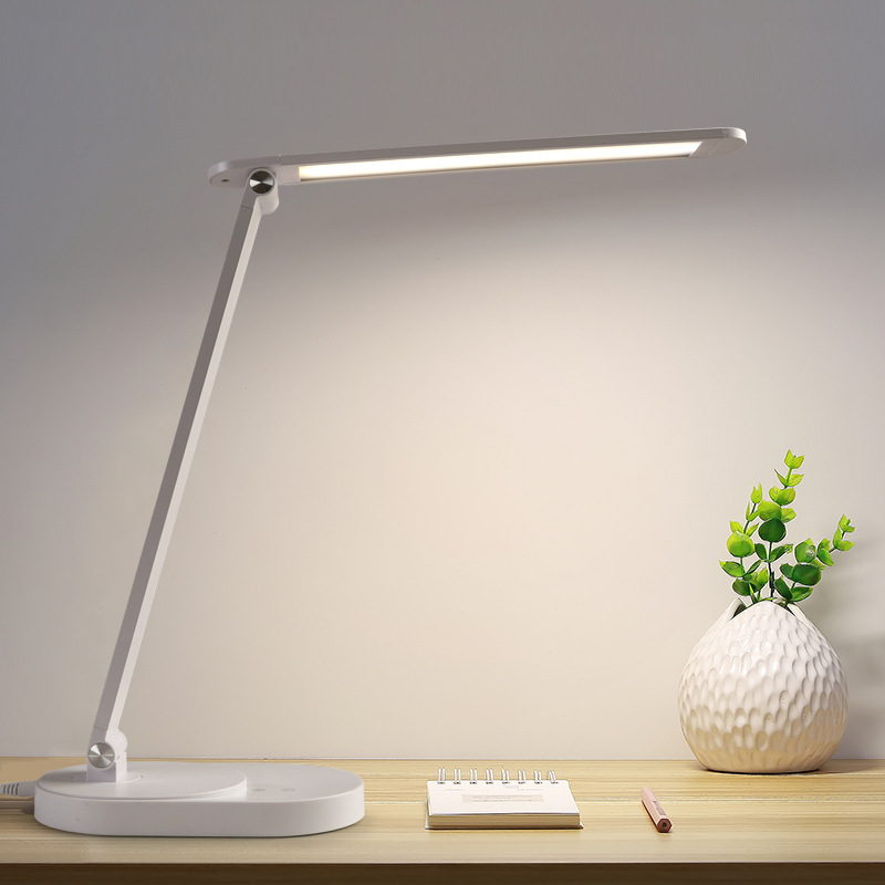 新款护眼台灯led灯学生学习家用宿舍书桌折叠卧室led灯现代简约