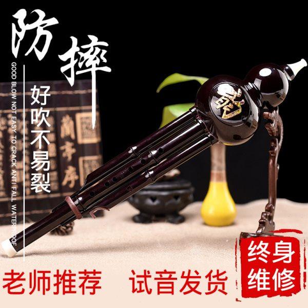 防摔树脂葫芦丝乐器初学者c调降b调双音儿童学生入门自学专业演奏