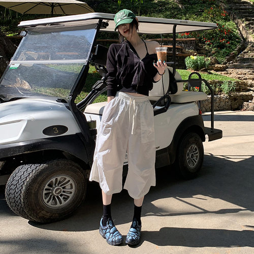 【25SS】松弛原生感｜轻盈松弛｜四色 清爽透气休闲宽松七分裤