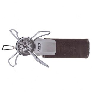 户外露营纯手工真皮气罐套牛皮气罐皮套SOTO340卡式炉气罐套