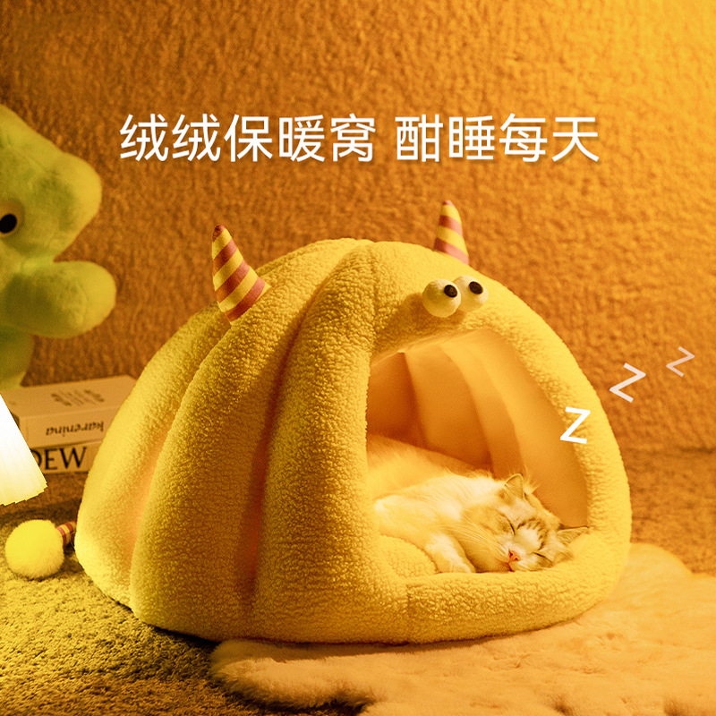 猫窝四季通用秋冬季狗窝幼猫屋睡觉房子猫咪窝躲避屋封闭式宠物窝