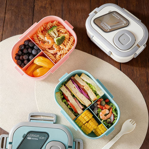 Microwave Lunch Box Portable Food Container Healthy 便当盒