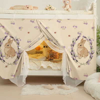 Bed curtain mosquito net一体式通用超强高遮光蚊帐夏季上下铺