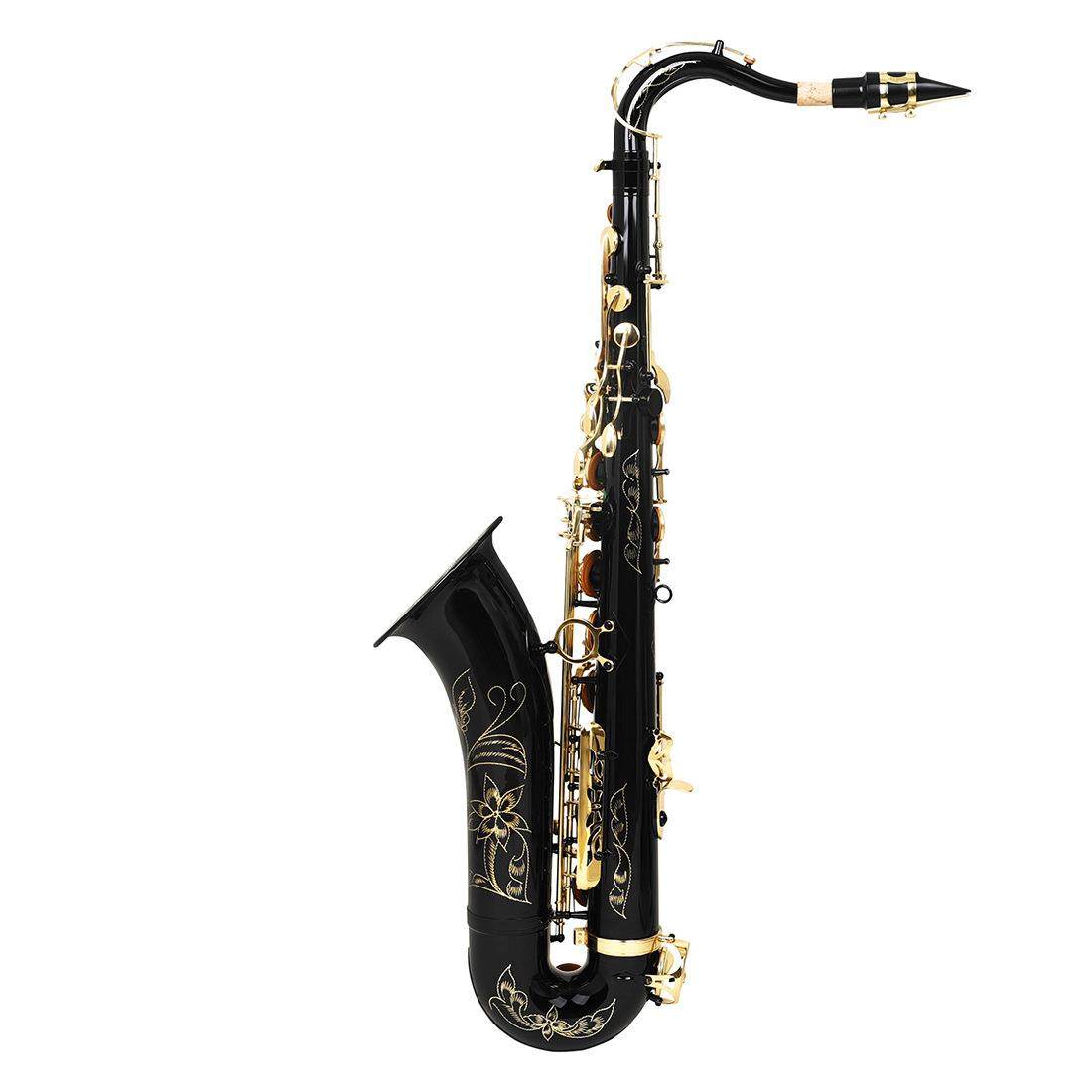 SLADE雷德次中音萨克斯降B调磷铜管体雕花白贝壳按键黑色金键布盒