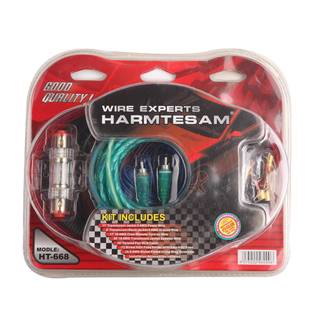 厂家直供低音炮套线668汽车音响改装 线材6GA汽车功放套线 套装