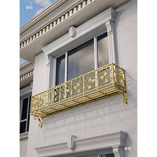 铝HL02合金窗栏台延伸花架阳台杆悬篮挂户外窗户外壁挂花盆架花置