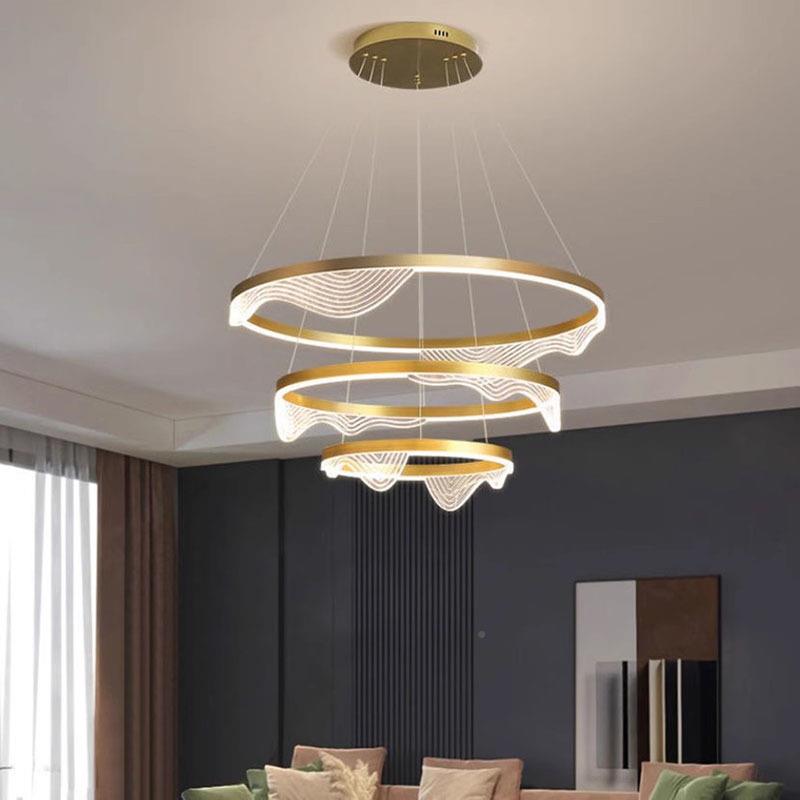 680简约客厅吊灯创个展性冰山客厅灯意厅灯餐酒店别墅厅吊灯