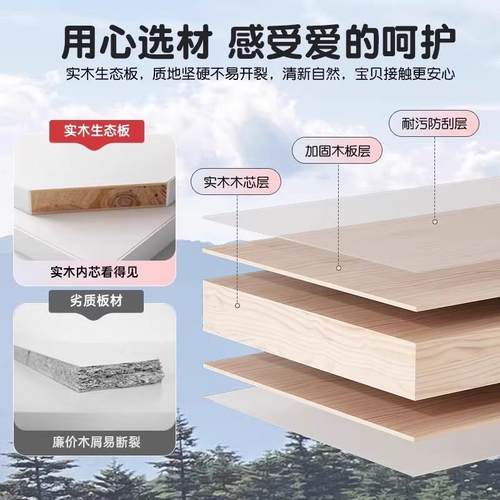 学体生书桌书架一桌小学生初中生子卧室写字学习桌椅学家用电CPT