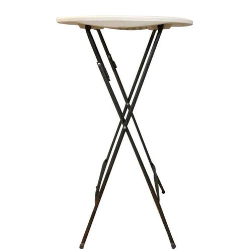 6吧0直径中空塑酒小桌户外便携折XJM-Y60叠圆桌圆形高脚吧台吹桌