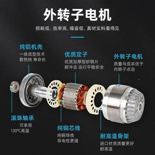 YW外转V子轴流风机20排烟通风器冷库冷干机2F冷凝器散热风扇吸风Y