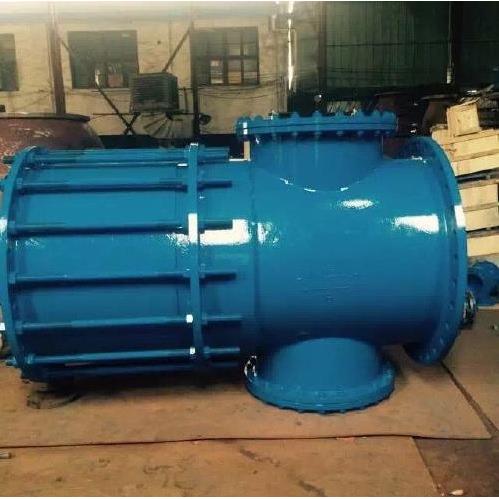 LT杆伸缩设十拉字管滤过LT拉杆伸滤器不锈钢法兰十字滤管过滤备