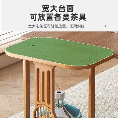 移动用茶茶水柜MIE桌边柜泡茶台家烧水壶一体边柜办室茶公具置物
