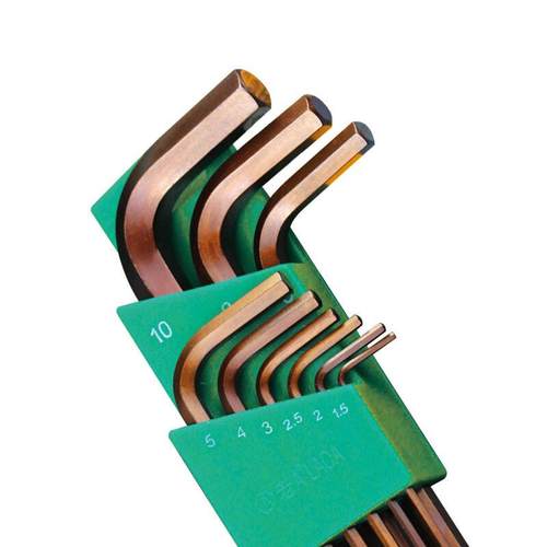 老A2L9A3130加长头内六角扳手套平装S2合金钢90088公制9件套