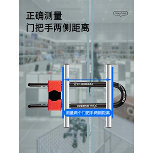 玻璃门锁u型锁铺门市防盗锁密码店铺锁免钥匙店面插13系列15锁汉u