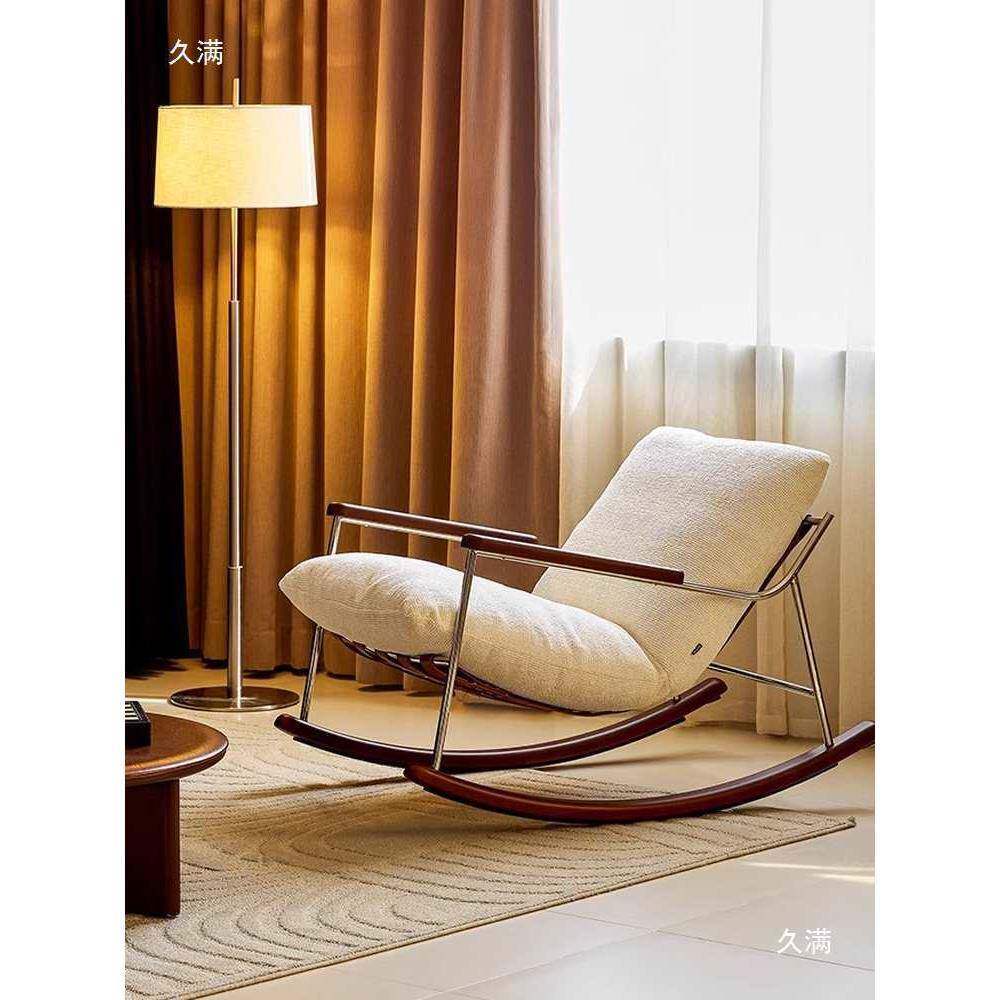 摇摇椅人沙菲卡椅懒人沙躺睡椅客厅阳单台轻奢发可拆洗休闲菲卡发