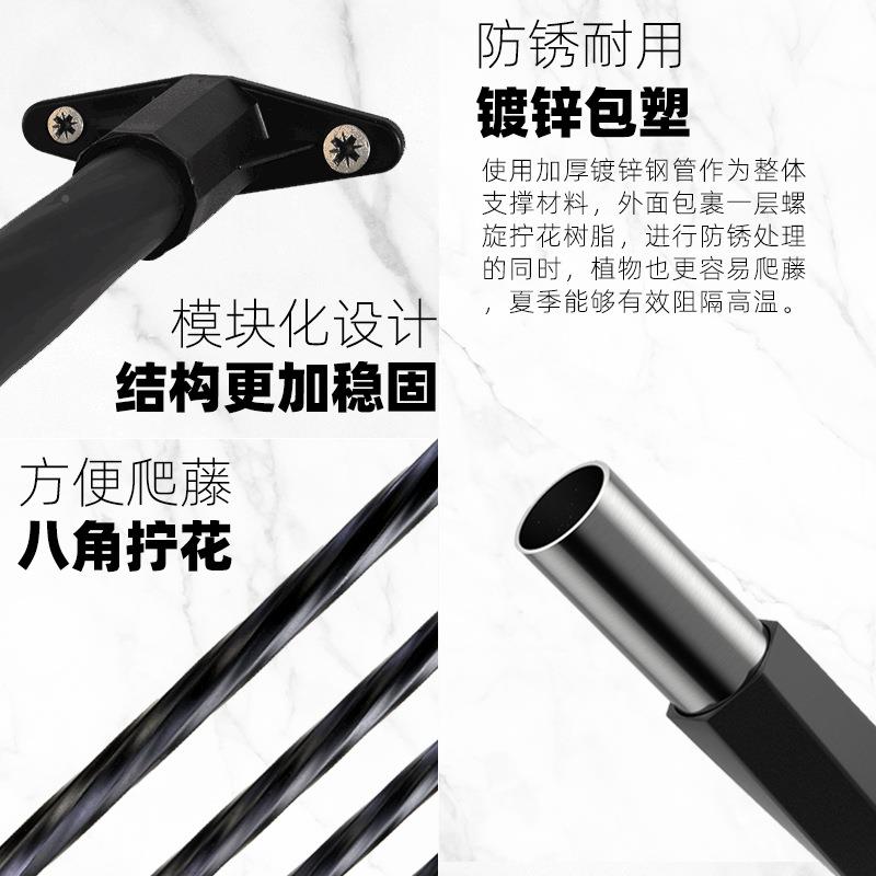 半边拱门架爬藤架户外月季铁花艺弧院形半拱形支架庭园花阳台6353图片