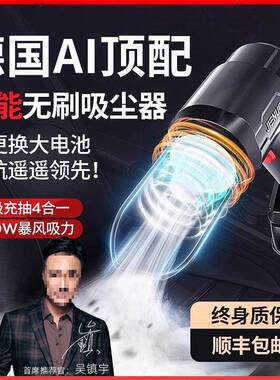 内吹德国大吸力29549两吸用无线车载吸器车用超尘汽家车用包邮