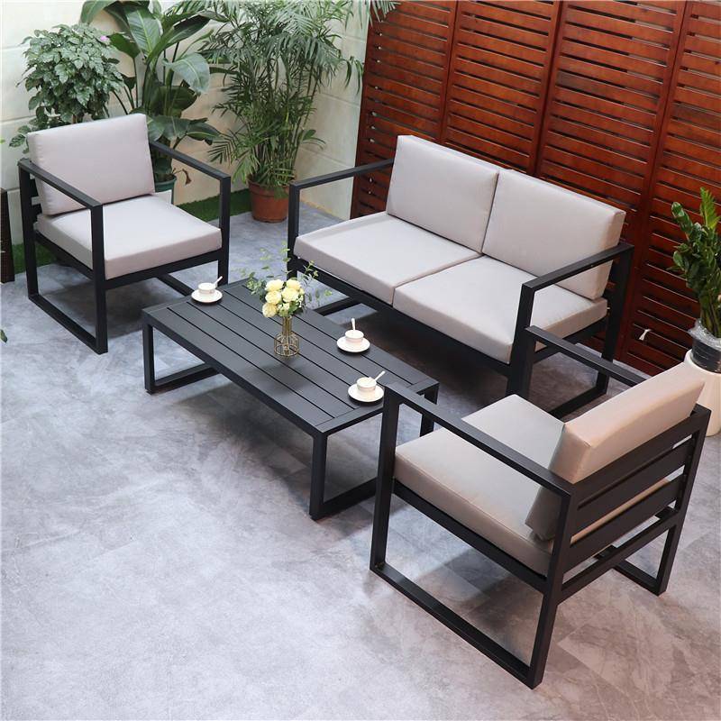 户铝合金沙发防水庭防晒0321园林院阳外台花园沙发几茶室外阳台卡