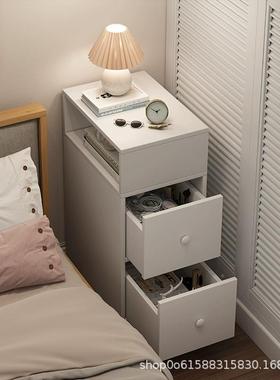 床头09509卧柜室简约现代超窄简物柜易夹缝收纳柜床边家用床头置